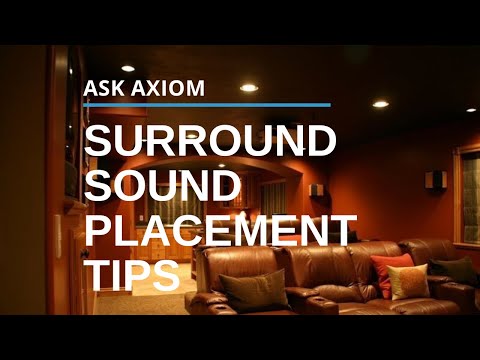 Where To Place Surround Sound Speakers: 5.1 and 7.1 Rear Channel Set Up