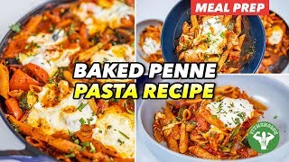 Weeknight Meal Prep - Baked Penne Pasta Recipe with Roasted Vegetables screenshot 5