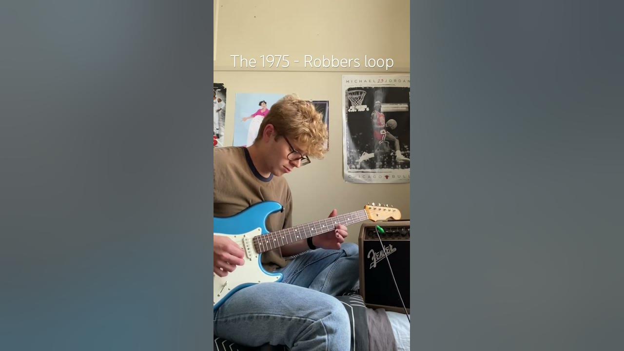 The 1975 Robbers guitar loop 🎸 #music #cover #guitar #the1975 #mattyhealy #the1975cover