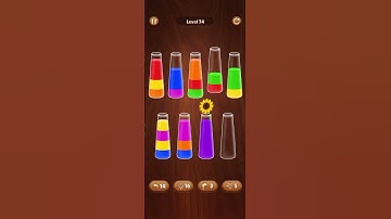 74 lvl color water sort game #colorwatergame #asmr #asmrgame #games #gameout