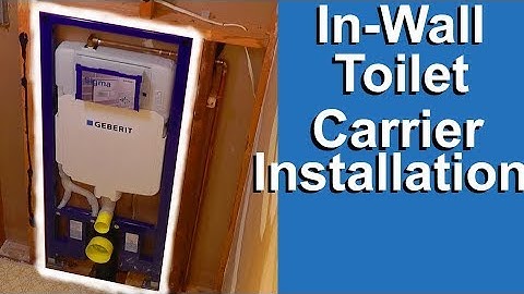 Installing In-wall Toilet Carrier into a 2x4 stud wall - Geberit