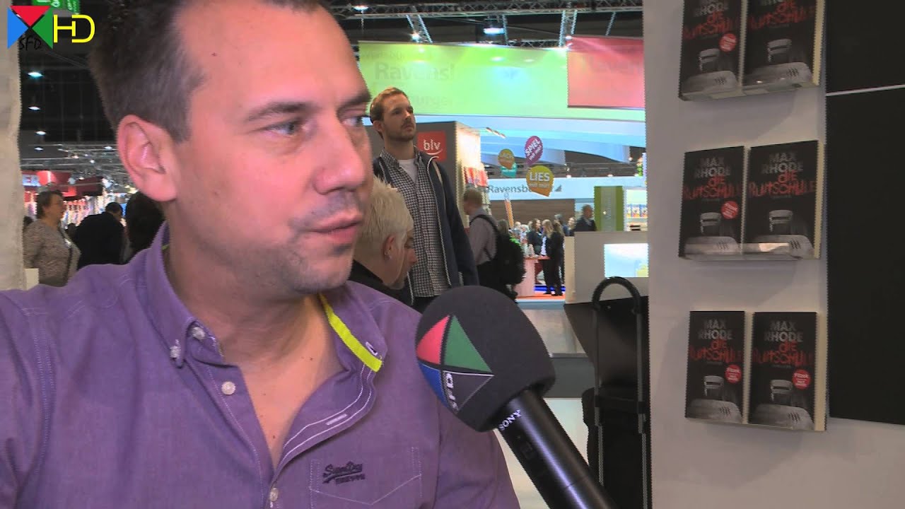 Sebastian Fitzek im Interview zu Max Rhode auf der Frankfurter Buchmesse 2015 [HD]