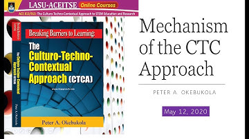 Peter Okebukola-LASU ACEITSE Lecture on Mechanism of the Culturo-Techno-Contextual Approach(CTCA)