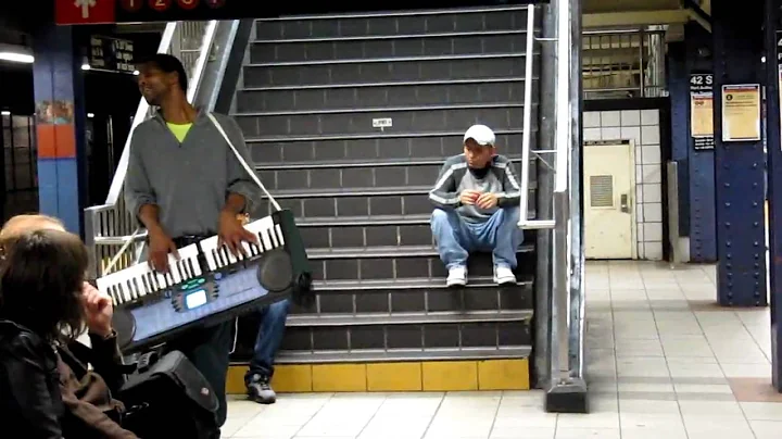 NYC subway musician
