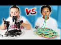 REAL FOOD vs GUMMY FOOD CHALLENGE!!