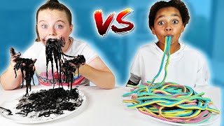 REAL FOOD vs GUMMY FOOD CHALLENGE!!