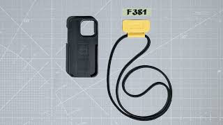 F385 CIRC-CASE FOR iPHONES® + F380 JUSTIN + F381 NECK STRAP FOR CIRC-CASE