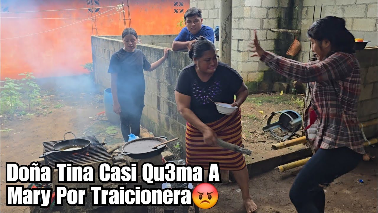 Santo Dios Doña Tina Casi Le Tira Los Huevos Encima de Mary Por Haber Traicionado A Kevin😡