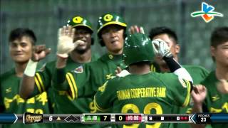 20140604-2 爆米花 合庫vs綺麗 6上 許誌峰Home Run! 3分一棒打入