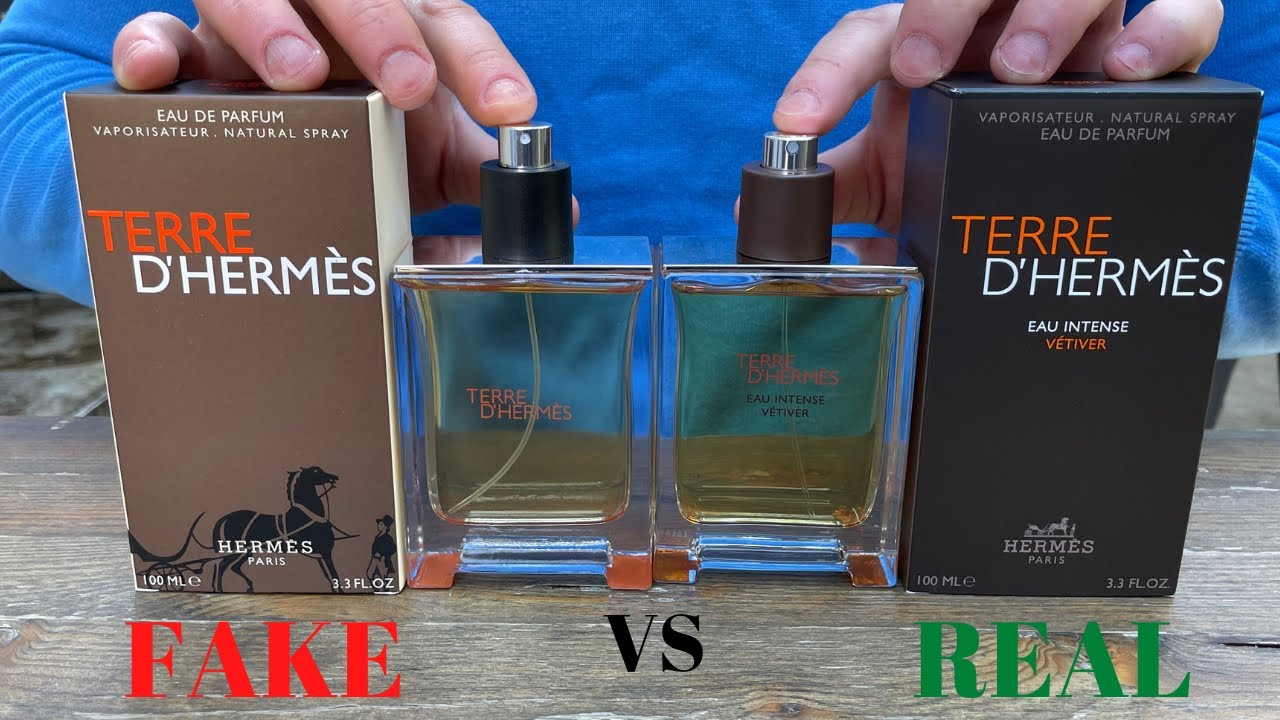 Fake vs Real Hermès Terre d'Hermès Eau De Parfum 100ML 