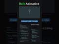 Light Bulb Toggle Animation Using HTML CSS and JavaScript 💡