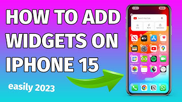 How To Add Widgets to Your IPhone 15 Home Screen Easily 2023