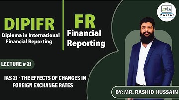IAS 21 | The effects of changes in foreign exchange rates