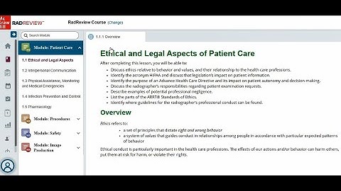 RadReview Student Learning Center Tutorial