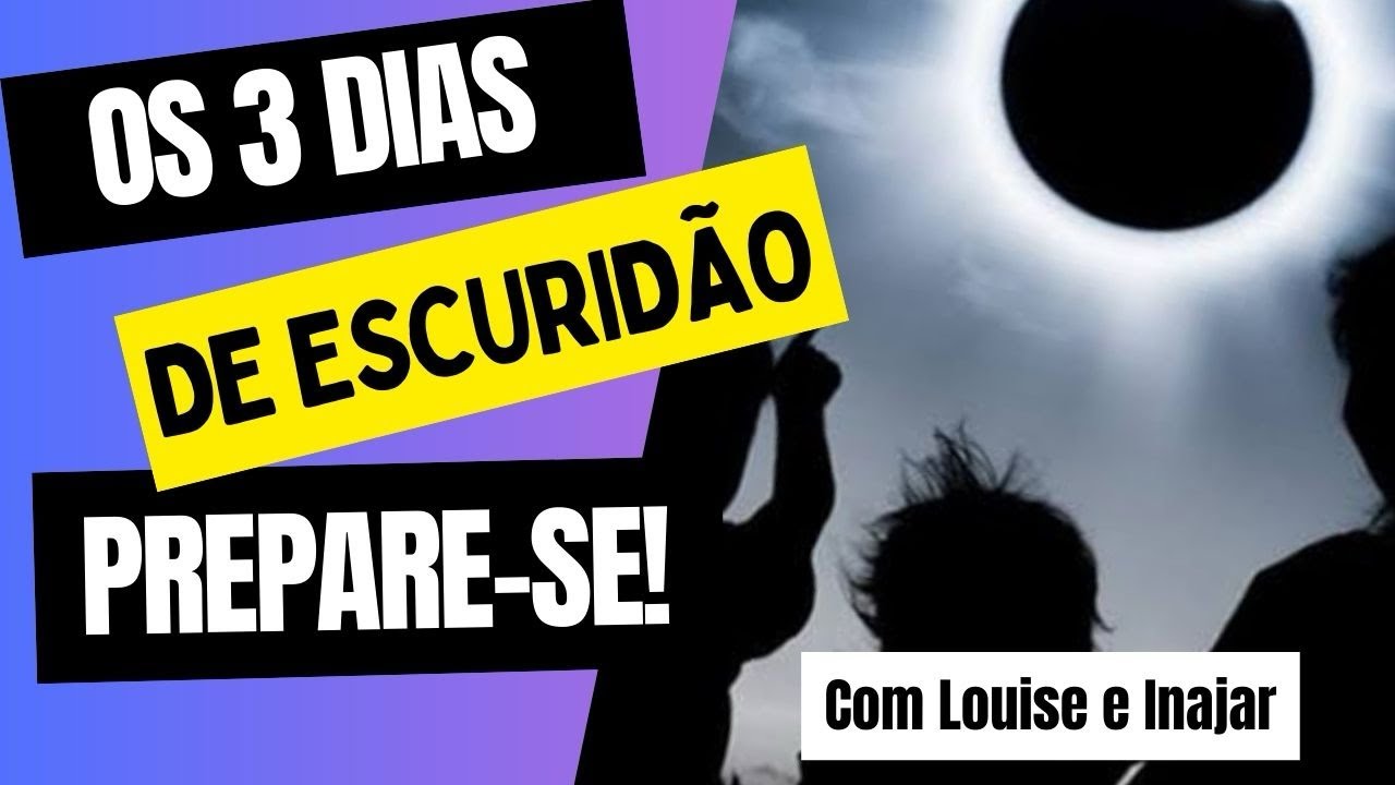 Os 3 dias de escuridão! Prepare-se! #espiritualidade #chicoxavier # ...
