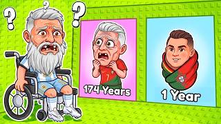 Messi y CR7 Roblox Would You Rather, AGE TOWER!