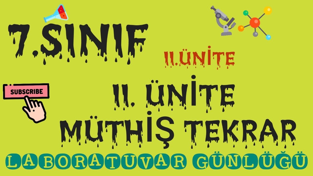 fen bilimleri ii unite full tekrar