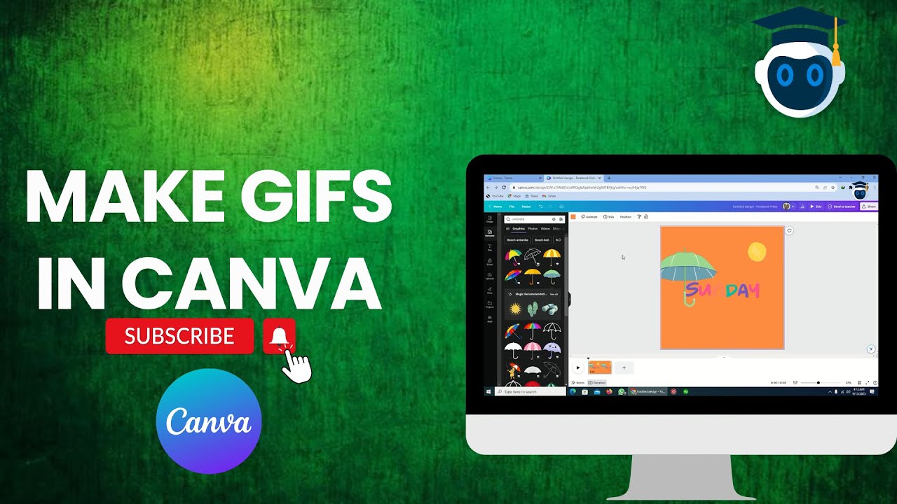 Como criar Gifs lindos no Canva - Cami Ensina