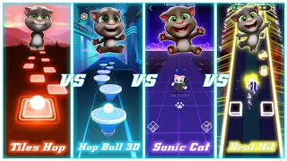 Talking Tom Song | Tiles Hop Vs Hop Ball 3D Vs Sonic Cat Vs Beat Hit screenshot 1