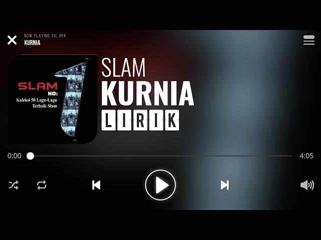 Slam - Kurnia [Lirik] class=