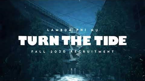 Lambda Phi Nu Fall 2020 Recruitment Teaser Video