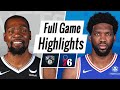 Brooklyn Nets vs. Philadelphia 76ers Full Game Highlights | NBA Season 2021-22