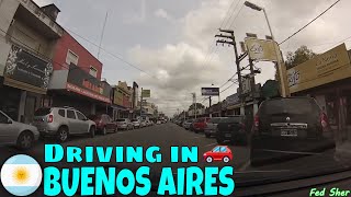 Driving in Buenos Aires (from Don Torcuato to Los Polvorines)