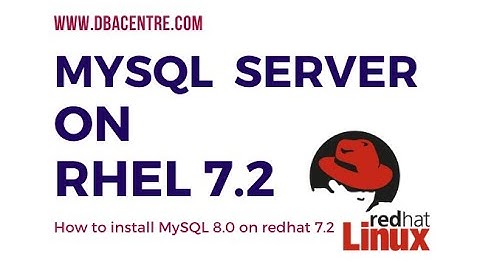 How to install MySQL Server 8 in RHEL7.2 using yum repository