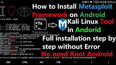 install MetaSploit framework in termux without any error no root  new method 2020