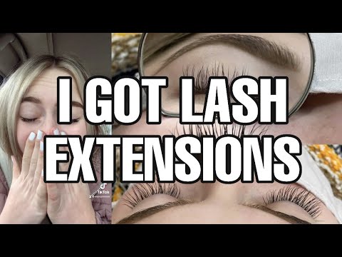 I GOT LASH EXTENSIONS - YouTube