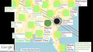 THE SOUTHEAST US 2017 Eclipse Animation