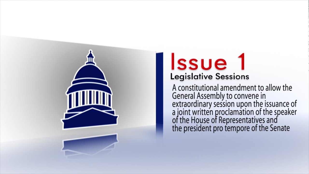 2022 Arkansas Ballot Issue 1 Legislative Sessions YouTube