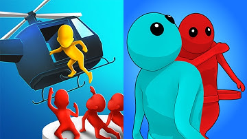 Monsters Gang vs Helicopter Escape 3D NEW UPDATE!! All Levels Gameplay Android,ios