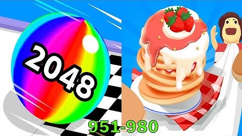 Ball Run 2048 VS Pancake Run Android iOS Gameplay Ep 2