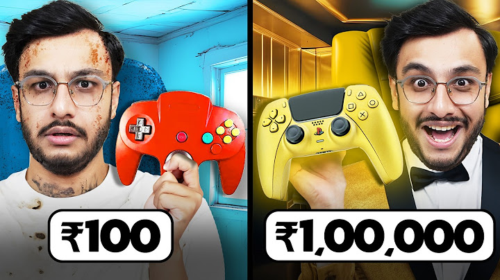 Rs 100 VS Rs 1,00,000 GAMING CONSOLE