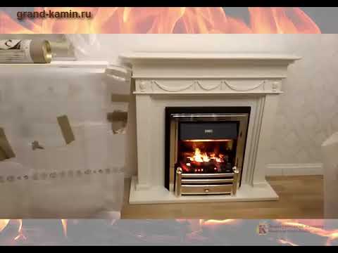 Каминокомплект Corfu (слоновая кость) с очагом Cavendish от Dimplex Каминокомплект Corfu (слоновая кость) с очагом Cavendish от Dimplex