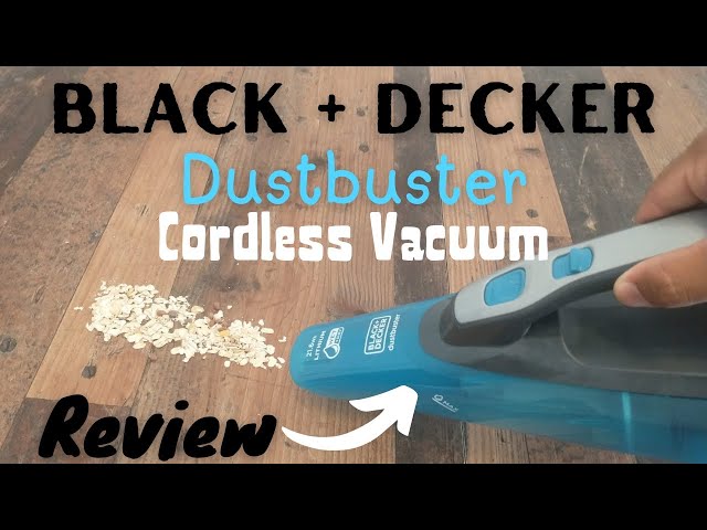 Black Decker DustBuster Cordless Vacuum Review CHV1410L 