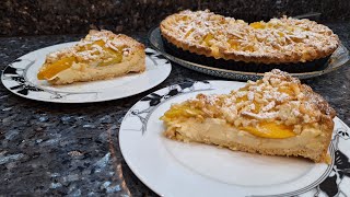 Быстрый и нежный пирог с персиками & Kuchen mit Pfirsiche