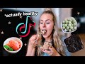 TESTING HEALTHY TikTok SNACKS