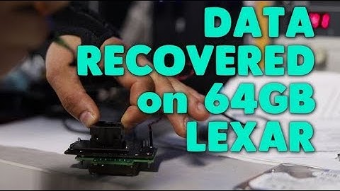 Data Recovery on Lexar 64GB Flash Drive | directly from memory chip