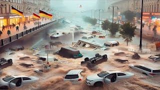 Germany is sinking in the waters! historic floods are sinking streets, houses and people