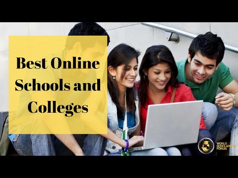 Videó: A főiskolák elfogadják az online iskolát?