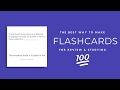 The Best Flashcard Method (USING QUIZLET)