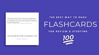 The Best Flashcard Method (USING QUIZLET)