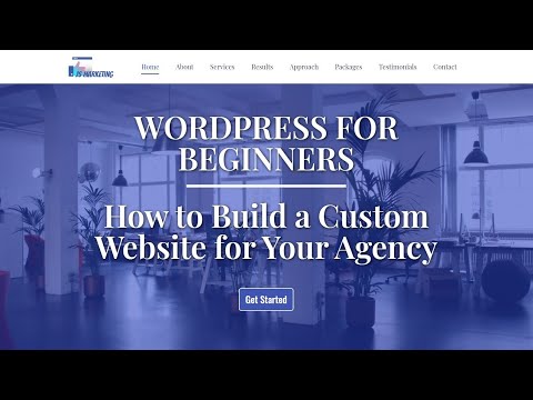 How to Build a One Page Website for Your Agency on WordPress (🔵 IN 2021)