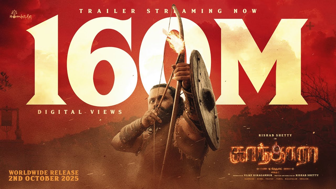 Kantara Chapter 1 Trailer – Tamil | Rishab Shetty | Rukmini | Vijay Kiragandur | Hombale Films