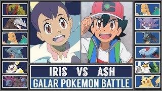 GALAR ASH vs IRIS | Pokémon Battle