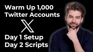 Bot WarmUp 1000 Twitter Accounts | Day 1 & Day 2 (Full Tutorial)