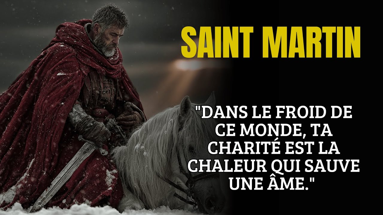 SAINT MARTIN RÉVÈLE AUX CHRÉTIENS SON MIRACLE DU MANTEAU ¡REGARDEZ AVANT QU'IL NE SOIT TROP TARD!