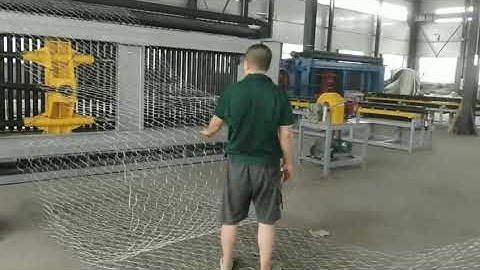 heavy duty hexagonal wire mesh machine, gabion mesh making machine